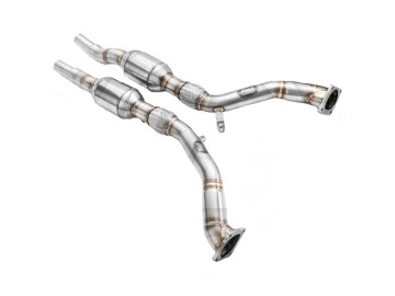 RM MOTORS DOWNPIPE AUDI S4, RS4 B5 2.7 T + CATALISADOR 100 cpsi  EURO 3