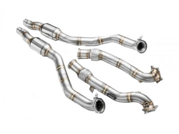 RM MOTORS DOWNPIPE AUDI S6-S7-RS6-RS7 4.0 TFSI + CATALISADOR 100 cpsi  EURO 3 