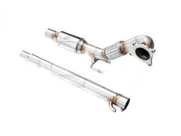 RM MOTORS DOWNPIPE VOLKSWAGEN SCIROCCO, SCIROCCO R MK3 2.0 TSI + CATALISADOR 100 cpsi EURO 3