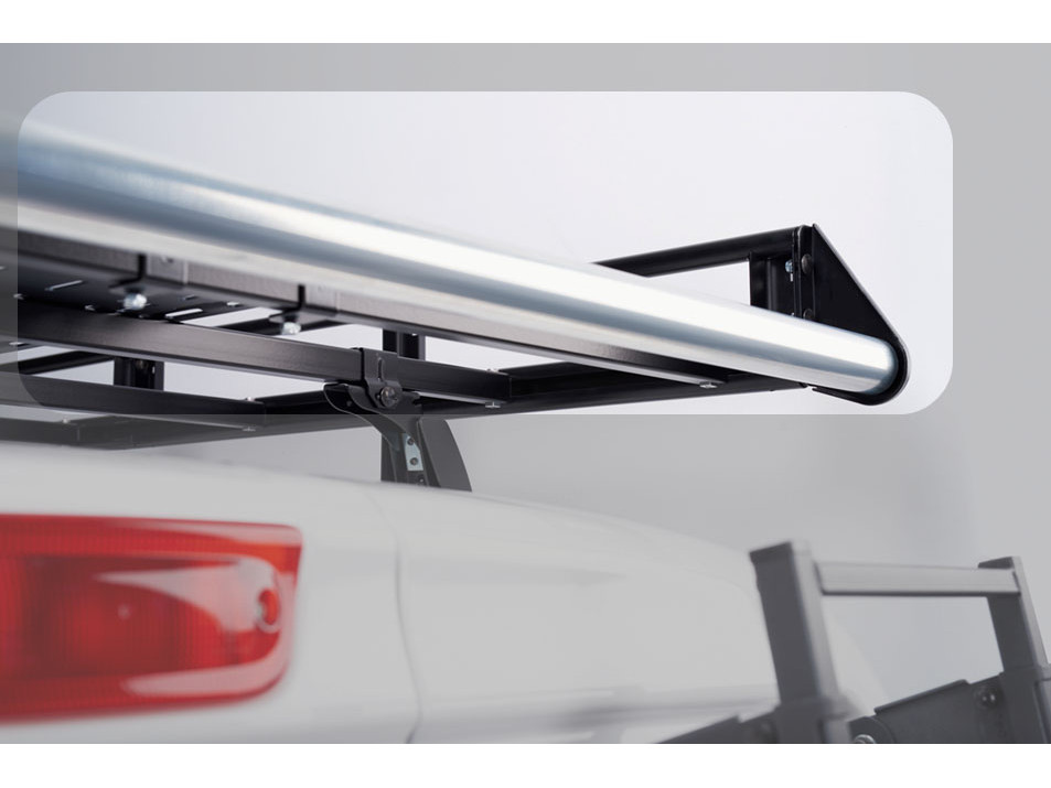Rack reforçada para Hardtop com balanço sobre a cabina, defletor e rolo (Smartcap; Cabina Dupla / D/C)