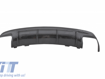 Rear Bumper Air Diffuser suitable for MERCEDES W117 CLA (2013-2018) Facelift CLA45 Look Carbon Look