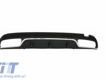 Rear Bumper Diffuser suitable for MERCEDES C-Class W205 S205 2014+ C63 Design Only for Sport Package