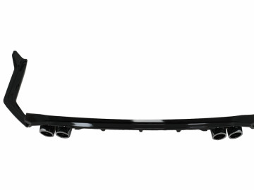 Rear Bumper Diffuser with Rear Bumper Side Flaps suitable for Toyota Corolla XII Touring Sport (2019-Up)