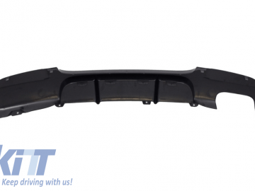 Rear Bumper Double Outlet Diffuser suitable for BMW 3 Series E90 E91 (2004-2012) M Performance Design