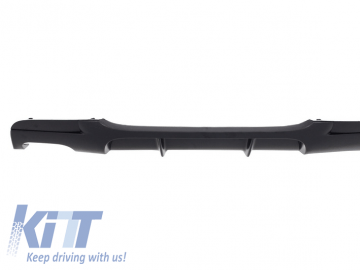 Rear Bumper Double Outlet Diffuser suitable for BMW 3 Series E90 E91 (2004-2012) M Performance Design