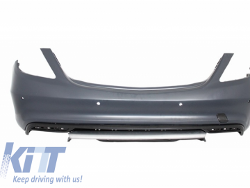 Rear Bumper Exhaust Muffler Tips suitable for MERCEDES Benz W222 S-Class (2013-up) S65 A-Design