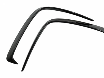 Rear Bumper Flaps Flics Side Fins suitable for Mercedes A-Class W176 (2012-2018) Piano Black