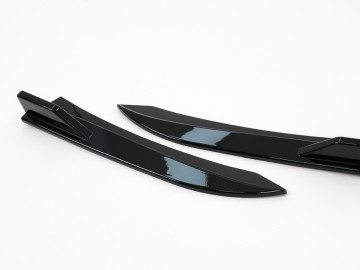 Rear Bumper Flaps Side Fins Flics suitable for BMW 3 Series F30 (2011-2019) Piano Black