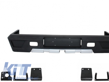 Rear Bumper Roof Spoiler suitable for MERCEDES Benz G-class W463 (1989-2015) LED Taillights Light Bar and Fog Lamp Smoke