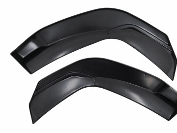Rear Bumper Side Splitters Fins suitable for Mercedes A-CLASS Sedan V177 (2018-up) Piano Black