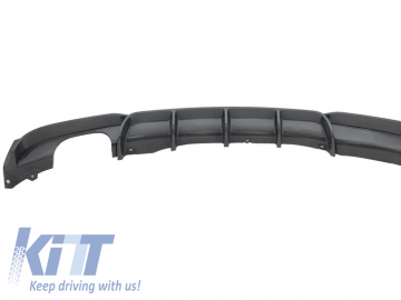 Rear Bumper Spoiler Valance Diffuser Carbon suitable for BMW 3 Series F30 F31 (2011-up) M-Performance Design Left Outlet