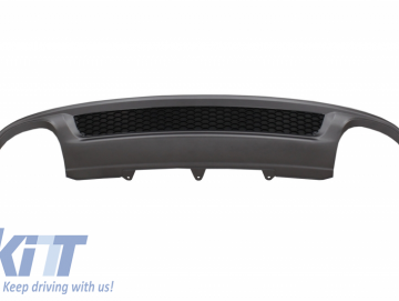 Rear Bumper Valance Air Diffuser suitable for AUDI A4 B8 Facelift Limousine/Avant (2012-2015) S-Line Design only Standard Bumper