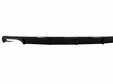 Rear Bumper Valance Air Diffuser suitable for Skoda Octavia II (2004-2009) Piano Black