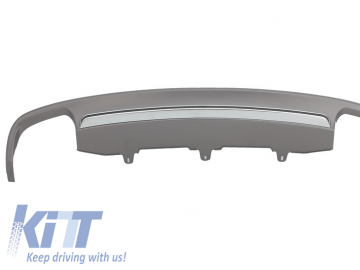 Rear Bumper Valance Diffuser A6 4G (2012-2015) S6 Design