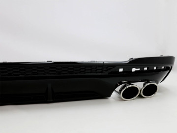 Rear Bumper Valance Diffuser suitable for Audi A4 B9 8W Facelift (2020-up) only S-line RS Design