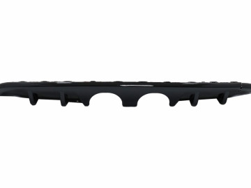 Rear Bumper Valance Diffuser suitable for VW Golf 6 VI (2008-2012) R20 Look only for Standard Bumper Piano Black