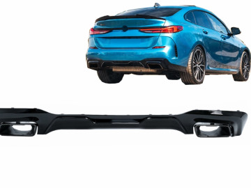 Rear Bumper Valance Diffuser with Black Exhaust Tips suitable for BMW 2 Series F44 Gran Coupé (2020-up) M235I Design