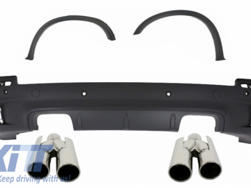 Rear Bumper Wheel Arches Exhaust Muffler Tips ACS suitable for BMW X5 E70 (2007-2013) X5M M-Design