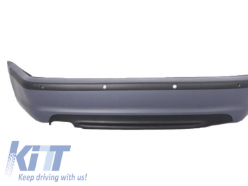 Rear Bumper suitable for BMW 3 Series E90 (2004-2011) M3 Design with Trunk spoiler and Exhaust Muffler Tips