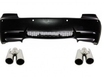 Rear Bumper suitable for BMW 3 Series E92 E93 (2006-2010) with Exhaust Muffler Tips M3 Design