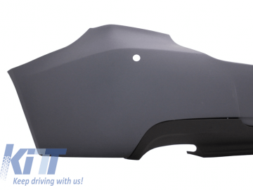 Rear Bumper suitable for BMW 3'er E92/E93 (2006-2010) M3 Design with Black Quad Exhaust Muffler Tips