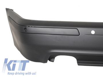 Rear Bumper suitable for BMW 5 Series E60 (2003-2007) M5 Design with Exhaust Muffler Tips and Trunk Spoiler