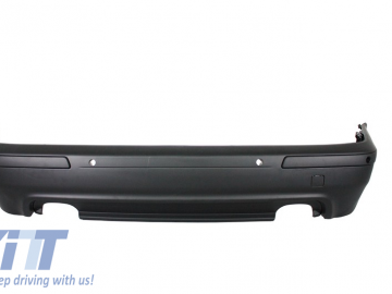 Rear Bumper suitable for BMW 5 Series E60 (2003-2007) M5 Design with Exhaust Muffler Tips and Trunk Spoiler