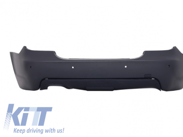 Rear Bumper suitable for BMW 5'er E60 LCI (2007-2010) M-Technik Design with PDC 18mm