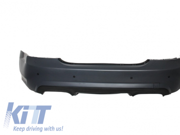 Rear Bumper suitable for MERCEDES W221 S-Class (2005-2010) with Exhaust Muffler Tips and LED Taillights