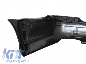 Rear Bumper suitable for MERCEDES C-Class W204 (11-14) Facelift C63 A-Design with Exhaust Muffler Tips and LED Taillights