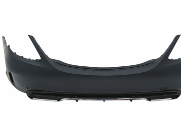 Rear Bumper suitable for Mercedes C-Class W205 Limousine (2014-2020) C63 Design