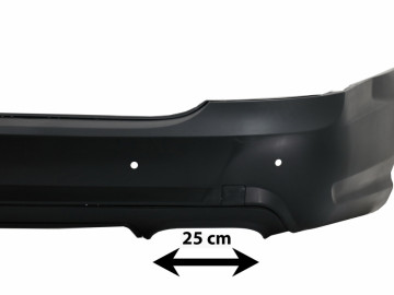 Rear Bumper suitable for Mercedes S-Class W221 (2005-2013) with PDC S65 Design