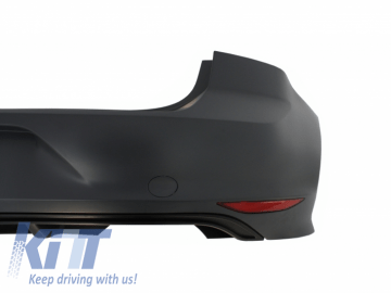 Rear Bumper suitable for VW Golf 6 VI (2008-2012) with Taillights FULL LED Dynamic Sequential Turning Light GTI Design