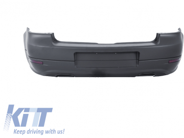 Rear Bumper suitable for VW Golf VI (2008-2013) R20 Design with Taillights Full LED Red/Smoke and Complete Exhaust System