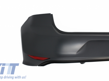 Rear Bumper with Complete Exhaust System suitable for VW Golf 7 VII MK7 (2013-2017) R Design