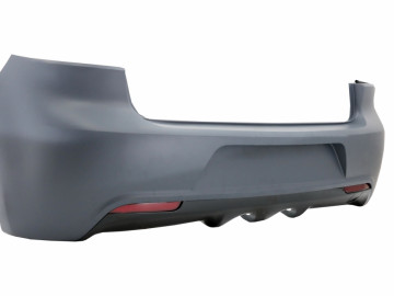 Rear Bumper with Complete Exhaust System Catback suitable for VW Golf VI (2008-2013) R20 Design