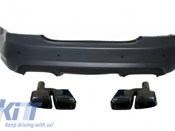 Rear Bumper with Exhaust Tips Black Edition suitable for MERCEDES Benz W221 S-Class 05-11 A-Design