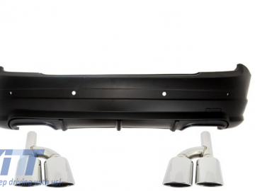 Rear Bumper with Muffler Tips suitable for MERCEDES C Class W204 (2007-2011) A-Design