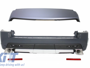 Rear Bumper with Roof Spoiler suitable for Land Rover Range Rover Sport L320 (2010-2013) Autobiography Design