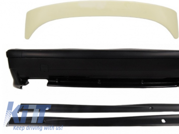 Rear Bumper with Side Skirts Trunk Spoiler Top Wing LTW Design suitable for BMW E36 3 Series (1992-1998) M3 Design