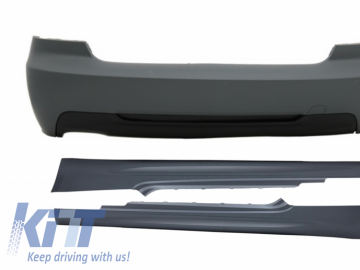 Rear Bumper with Side Skirts suitable for BMW 3 Series E92 Coupe E93 Cabrio Non-LCI & LCI (2006-2013) M-Technik Design