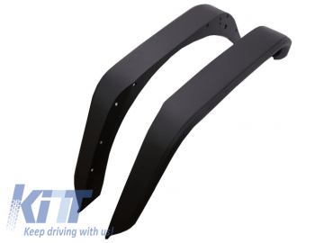 Rear Crusher Tube Flat Steel Fender Flares suitable for JEEP Wrangler / Rubicon JK (2007-2017)