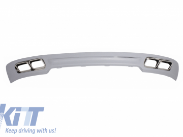 Rear Diffuser & Exhaust Muffler Tips Tailpipe Package suitable for BMW F01 (2008-up) 7 Series 760i Quad Design