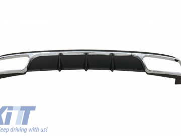 Rear Diffuser suitable for Mercedes E-Class W212 Facelift (2013-2016) only Standard package Bumper
