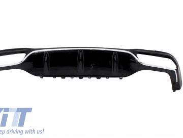 Rear Diffuser suitable for Mercedes GLC C253 COUPE (2015-Up) GLC63 Black Tips