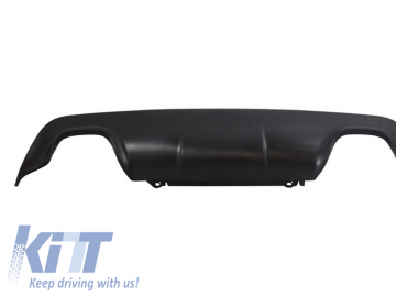 Rear Diffuser with Exhaust Muffler Tips Quad suitable for BMW 5 Series E60 E61 (2003-2010) Sport M-Technik Design