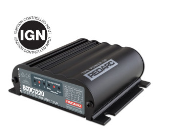 Redarc - Carregador de baterias interno, 12V, 20A