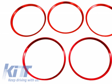 Ring Frame Ventilation Red suitable for Mercedes A Class W176 B Class W246 CLA Class C117 and GLA Class X156