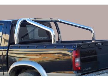 Rol bar em aço inox Ø76mm (Cabine dupla e simples; 1998-2005)