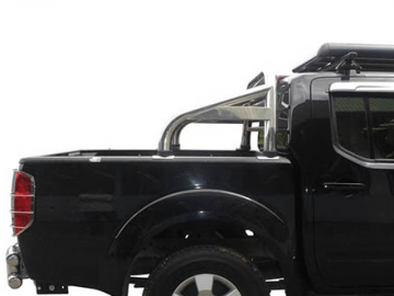 Roll bar Nissan Navara D40 Inox 63MM C/pro Vidro